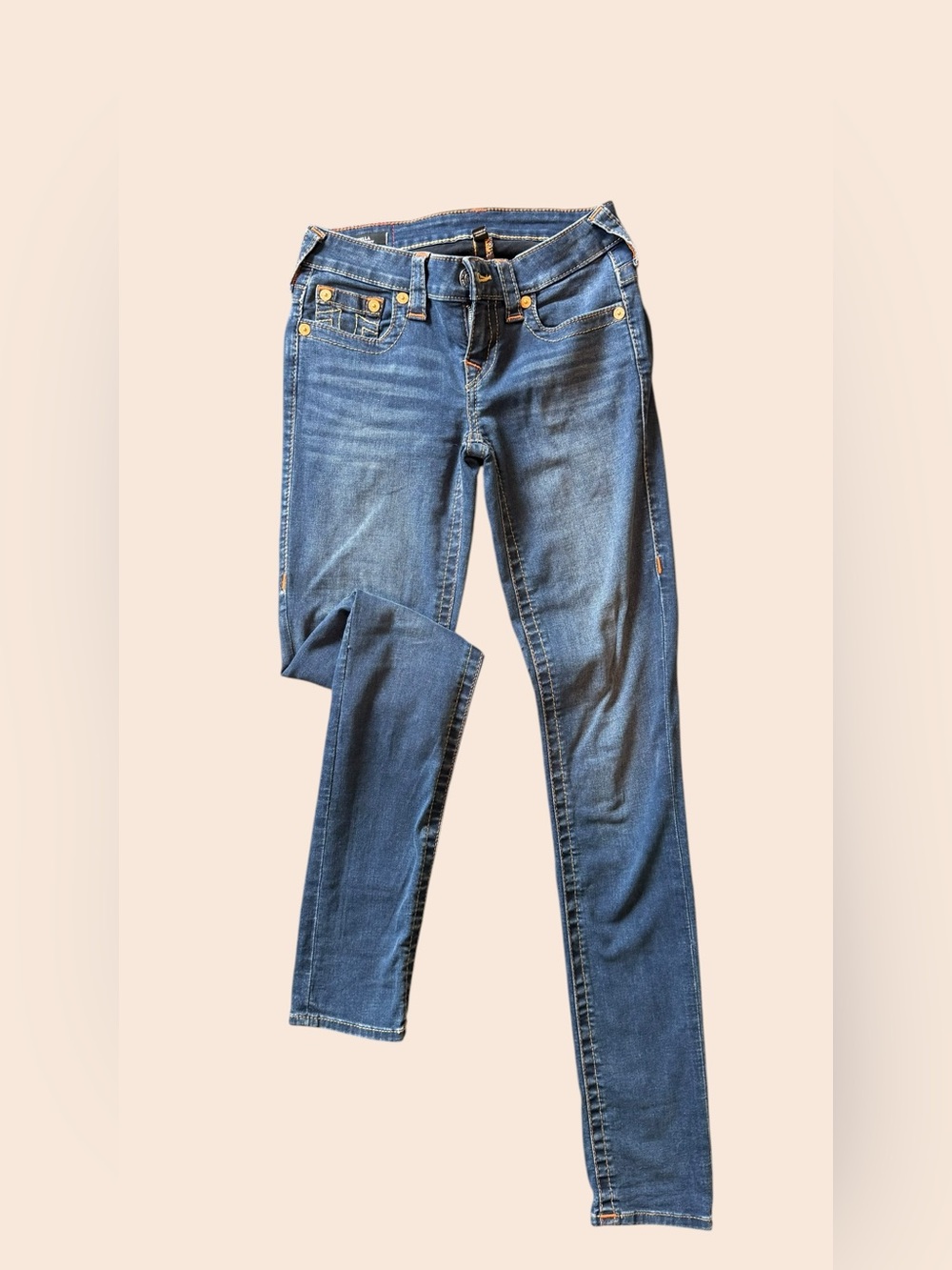 Stellah Women's Skinny Jeans in Classic Blue Wash